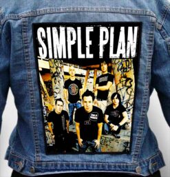 SIMPLE PLAN 2 - Photo Quality Printed Back Patch