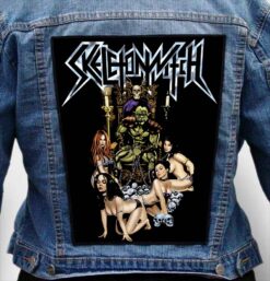 SKELETONWITCH 1 - Photo Quality Printed Back Patch