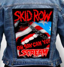 SKID ROW 1 - Photo Quality Printed Back Patch