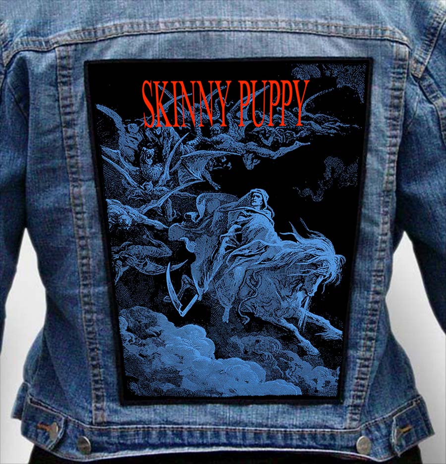 SKINNY PUPPY 1 - Photo Quality Printed Back Patch