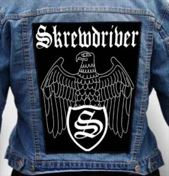 SKREWDRIVER 1 - Photo Quality Printed Back Patch