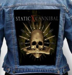 STATIC X 1 - Photo Quality Printed Back Patch