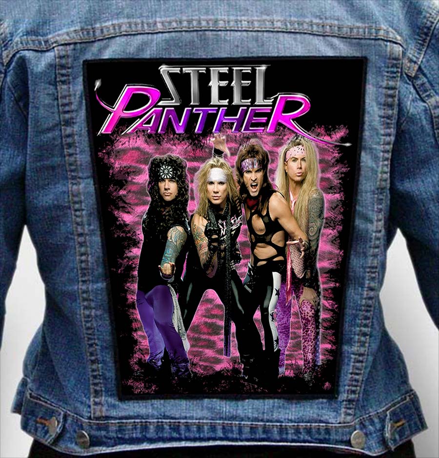 STEEL PANTHER 2 - Photo Quality Printed Back Patch