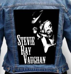 STEVIE RAY VAUGHAN 1 - Photo Quality Printed Back Patch