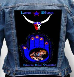 STEVIE RAY VAUGHAN 2 - Photo Quality Printed Back Patch
