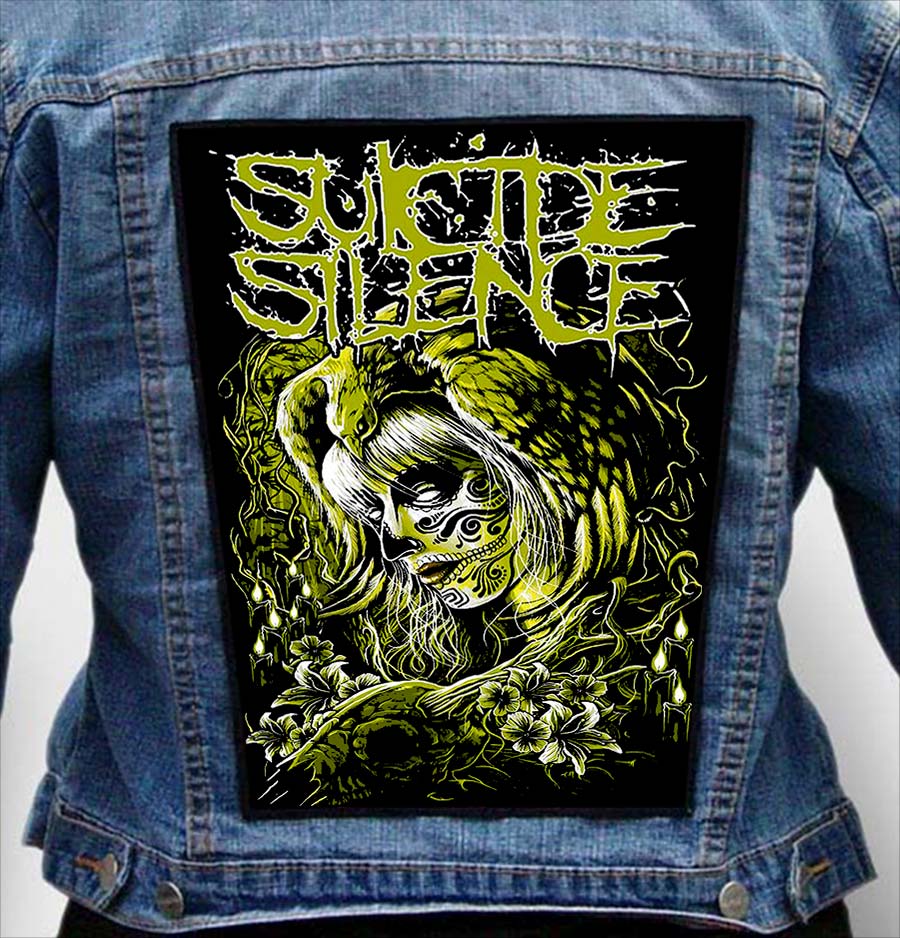 SUICIDE SILENCE 11 - Photo Quality Printed Back Patch