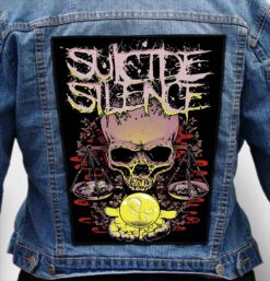 SUICIDE SILENCE 4 - Photo Quality Printed Back Patch