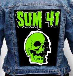SUM 41 1 - Photo Quality Printed Back Patch
