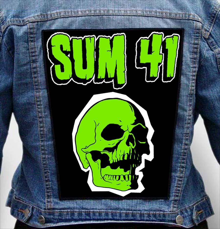 SUM 41 1 - Photo Quality Printed Back Patch