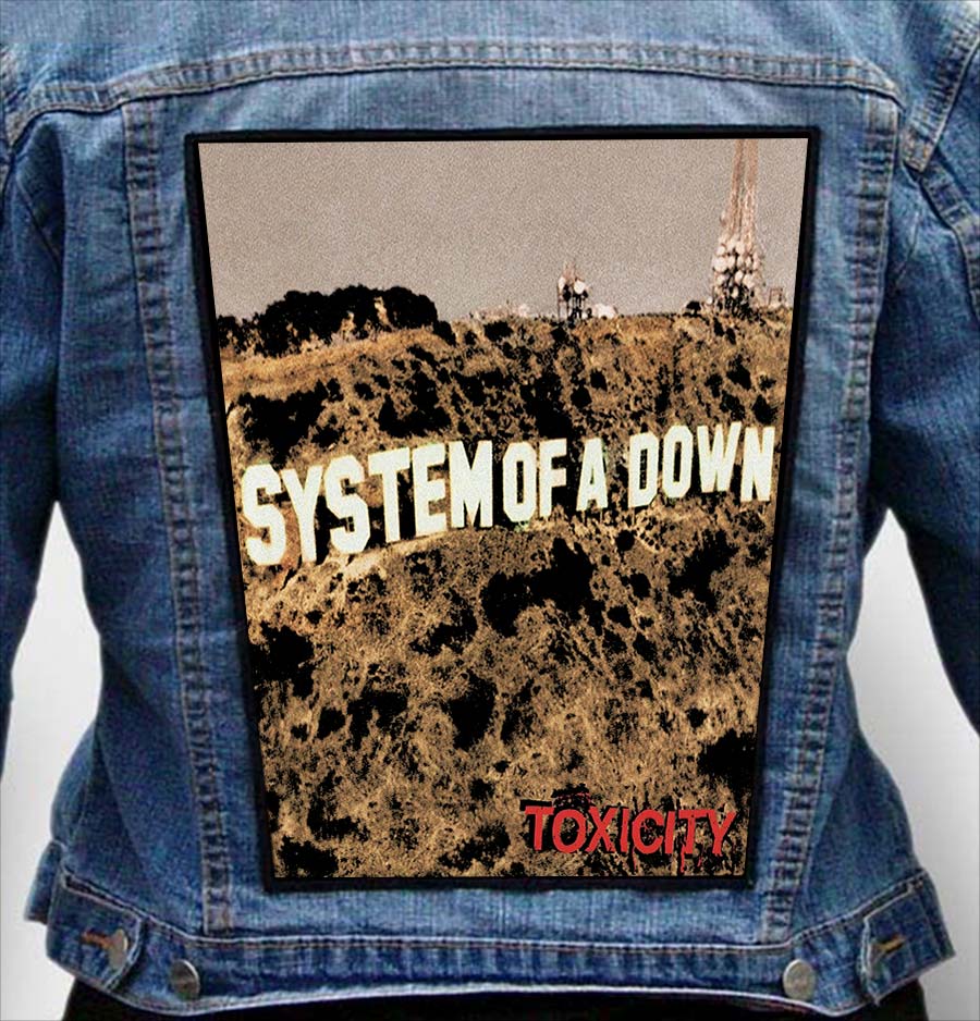 SYSTEM OF A DOWN 12 - Photo Quality Printed Back Patch
