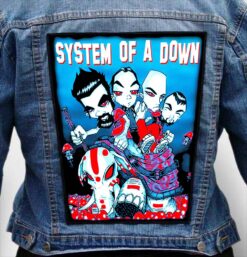 SYSTEM OF A DOWN 16 - Photo Quality Printed Back Patch