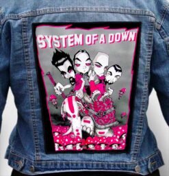 SYSTEM OF A DOWN 20 - Photo Quality Printed Back Patch