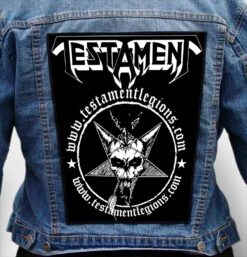 TESTAMENT 7 - Photo Quality Printed Back Patch