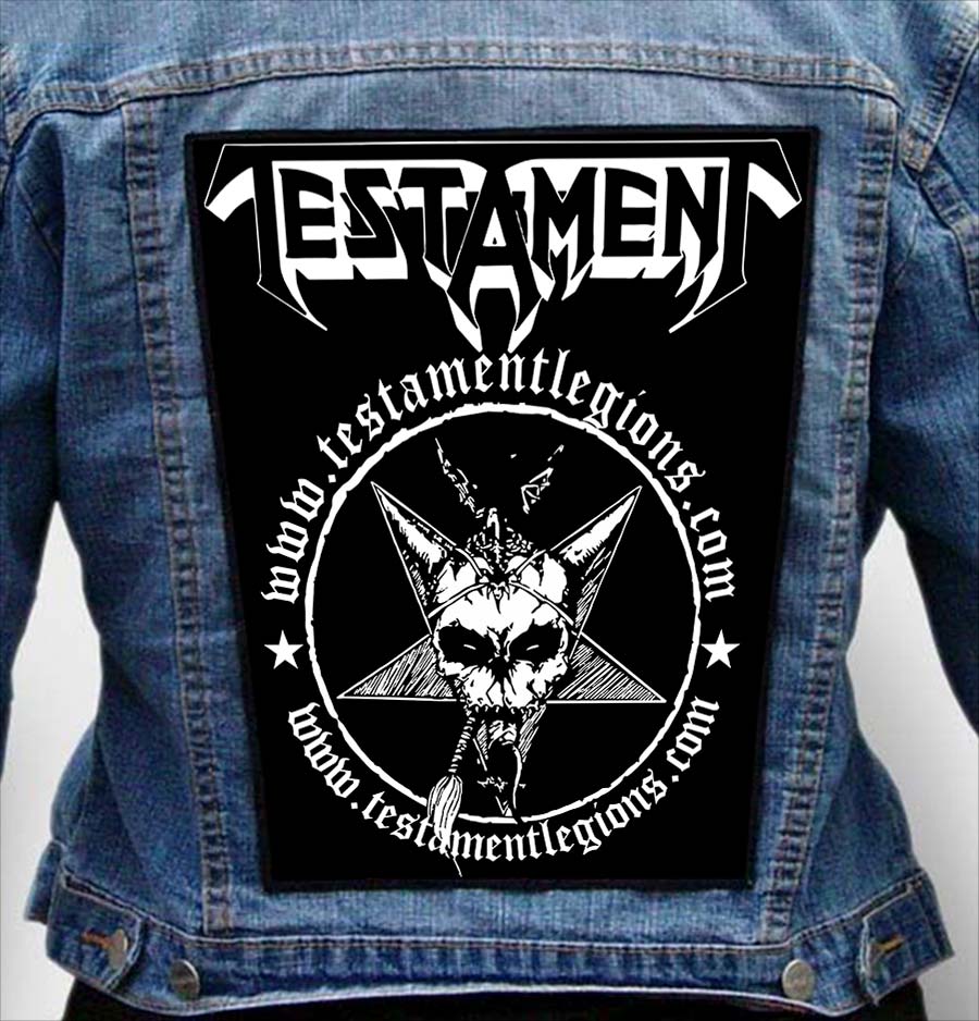 TESTAMENT 7 - Photo Quality Printed Back Patch