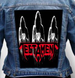 TESTAMENT 9 - Photo Quality Printed Back Patch
