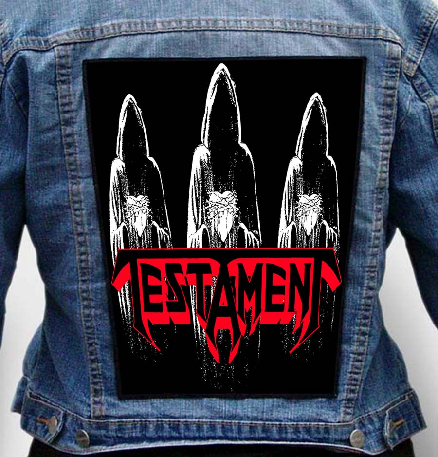 TESTAMENT 9 - Photo Quality Printed Back Patch