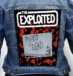 THE EXPLOITED 5 - Photo Quality Printed Back Patch