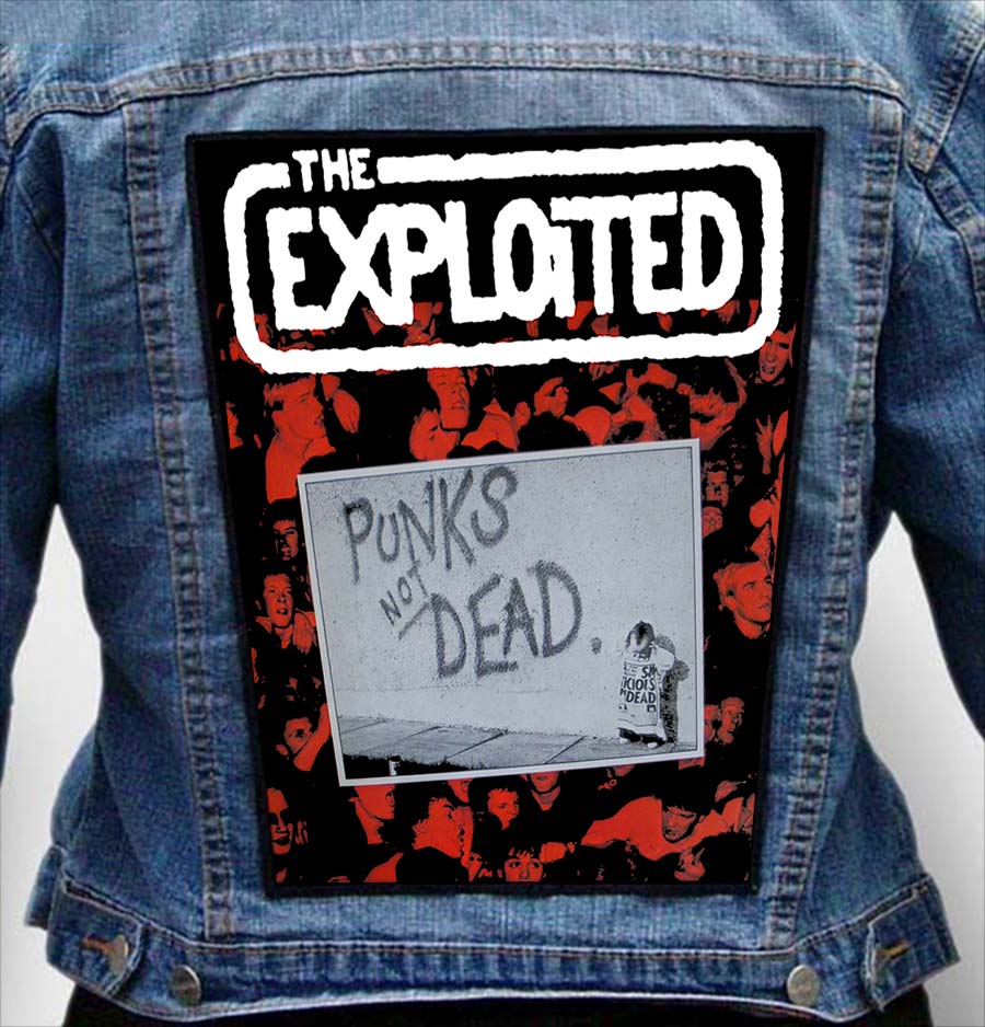 THE EXPLOITED 5 - Photo Quality Printed Back Patch