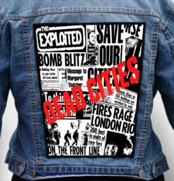 THE EXPLOITED 6 - Photo Quality Printed Back Patch
