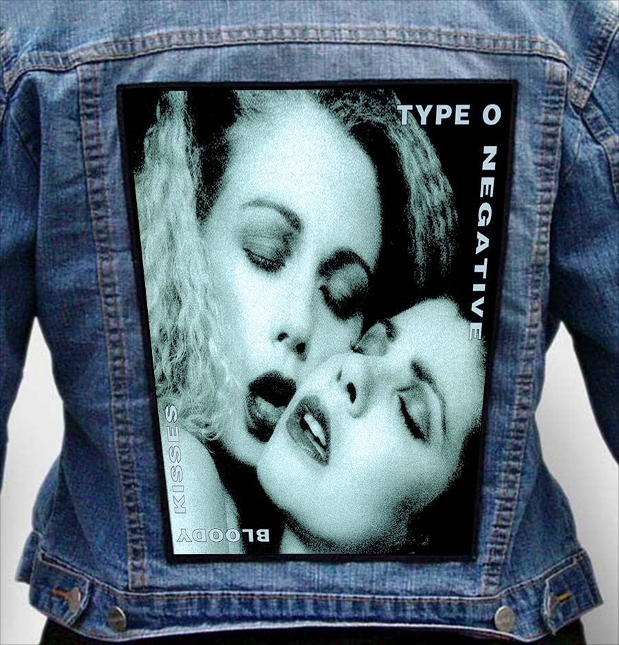 TYPE O NEGATIVE 1 - Photo Quality Printed Back Patch