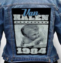 VAN HALEN 1 - Photo Quality Printed Back Patch