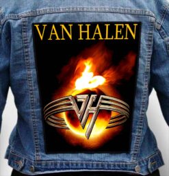 VAN HALEN 5 - Photo Quality Printed Back Patch