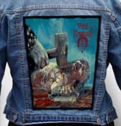 VITAL REMAINS 1 - Photo Quality Printed Back Patch