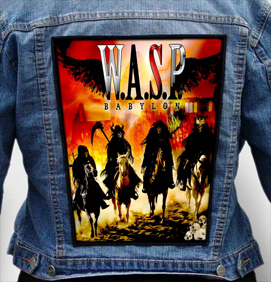WASP 1 - Photo Quality Printed Back Patch