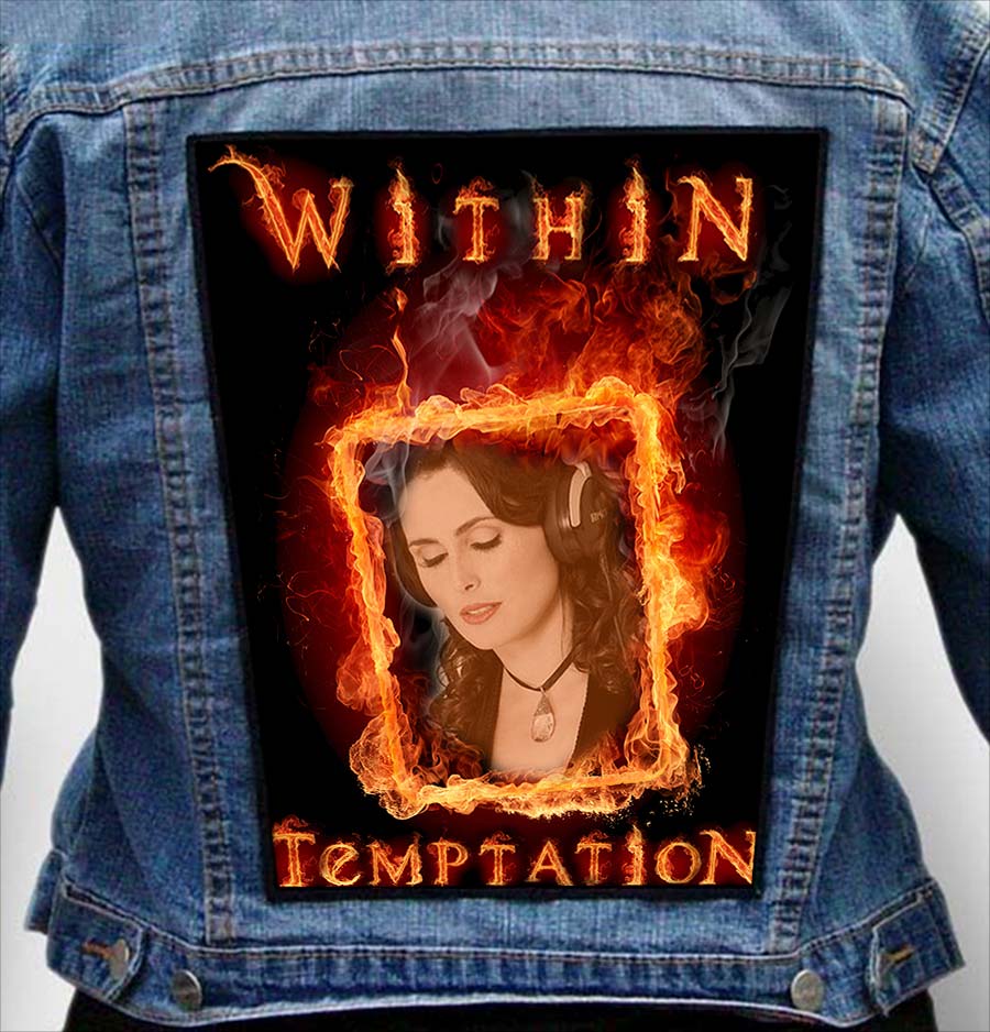 WITHIN TEMPTATION 2 - Photo Quality Printed Back Patch