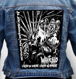 WRETCHED 1 - Photo Quality Printed Back Patch