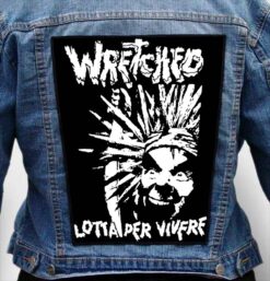 WRETCHED 2 - Photo Quality Printed Back Patch