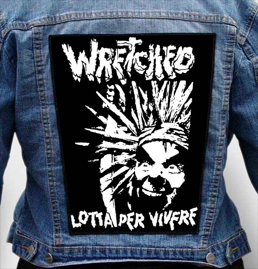 WRETCHED 2 - Photo Quality Printed Back Patch