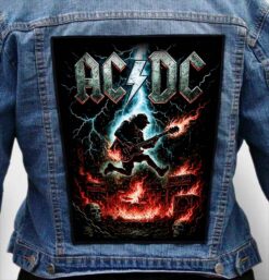 AC DC 4 - Photo Quality Printed Back Patch