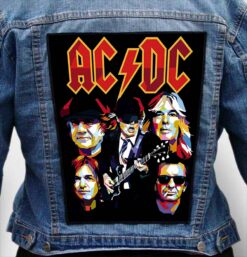 Ac Dc 197 - Photo Quality Printed Back Patch