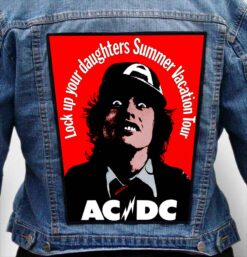 Ac Dc 235 - Photo Quality Printed Back Patch