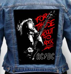 Ac Dc 236 - Photo Quality Printed Back Patch