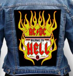 Ac Dc 237 - Photo Quality Printed Back Patch