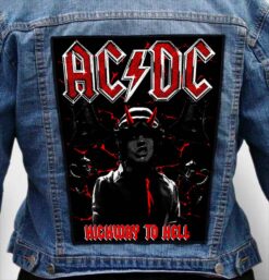 Ac Dc 238 - Photo Quality Printed Back Patch