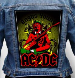 Ac Dc 242 - Photo Quality Printed Back Patch