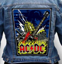 Ac Dc 267 - Photo Quality Printed Back Patch