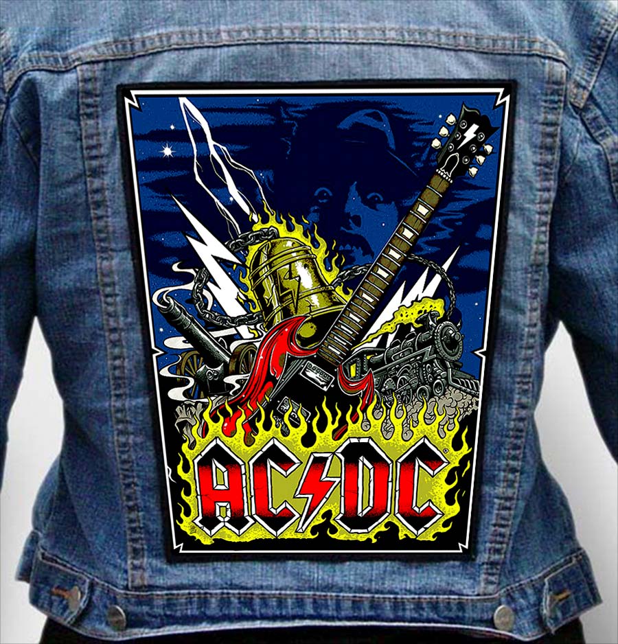 Ac Dc 267 - Photo Quality Printed Back Patch