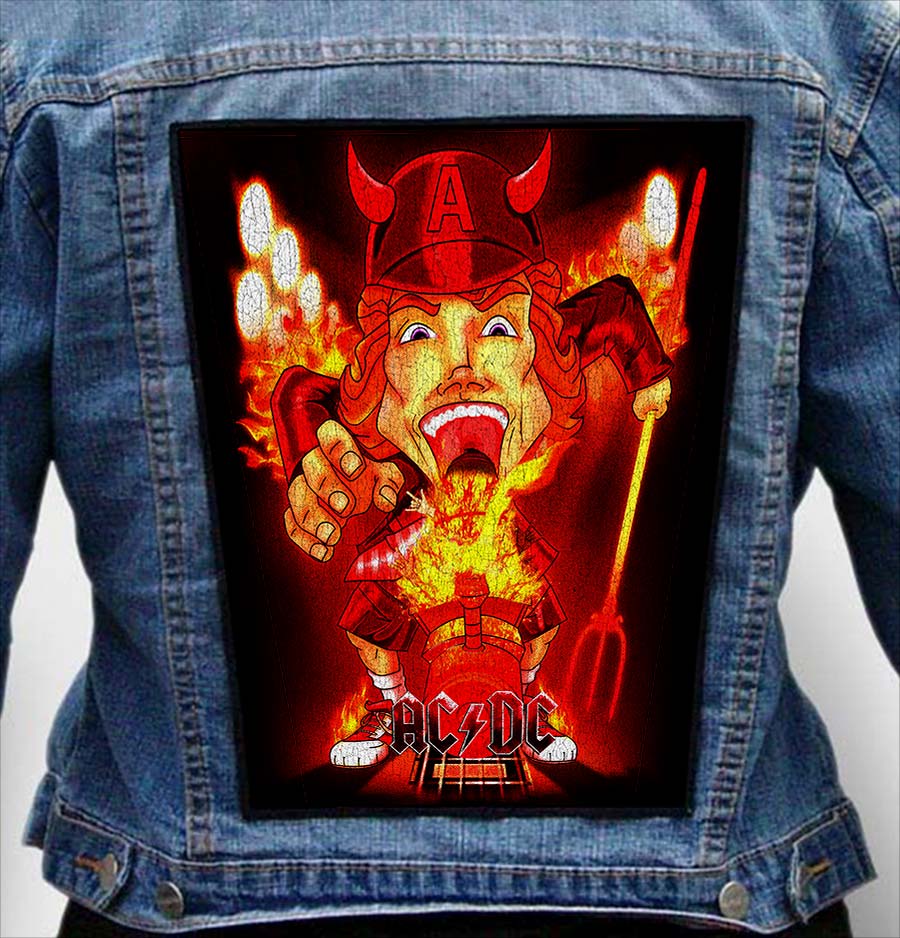 Acdc 12 - Photo Quality Printed Back Patch