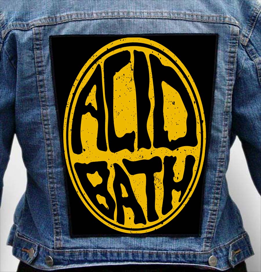 Acid Bath 3 - Photo Quality Printed Back Patch