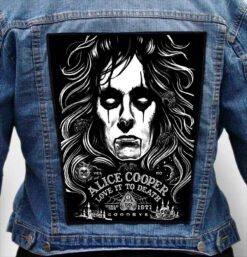 Alice Cooper 240 - Photo Quality Printed Back Patch