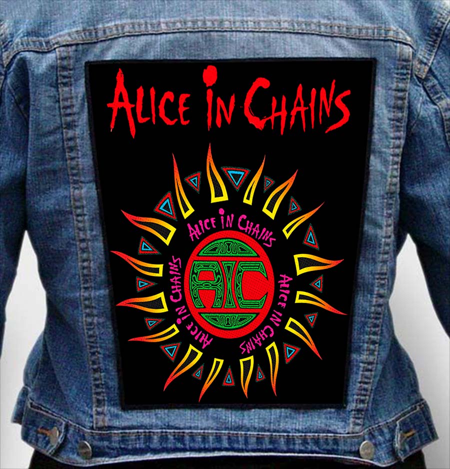 Allice in Chains 36 - Photo Quality Printed Back Patch