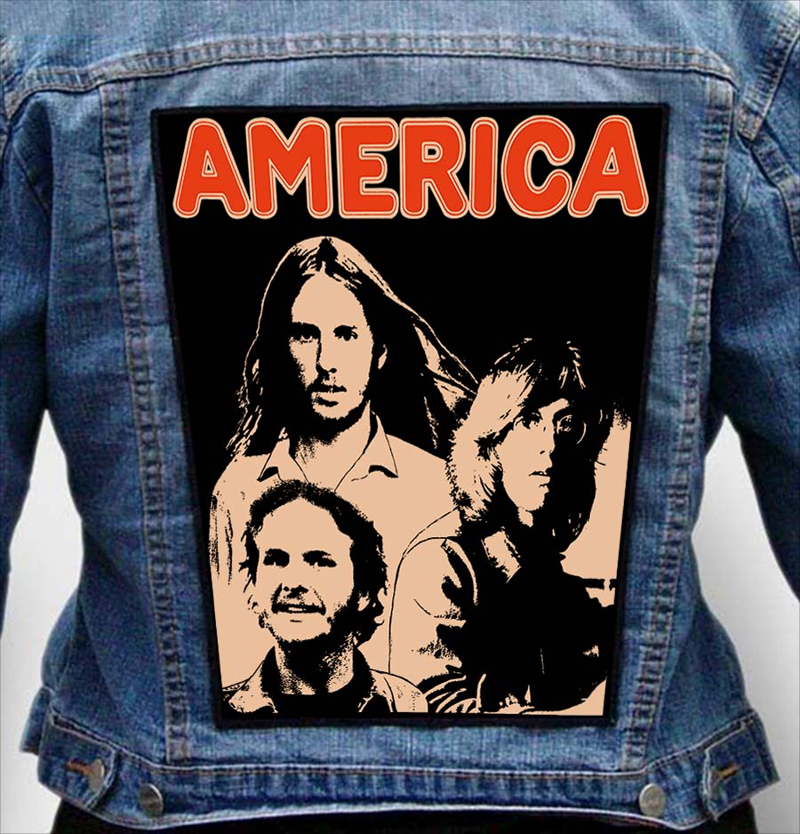 America 1 - Photo Quality Printed Back Patch