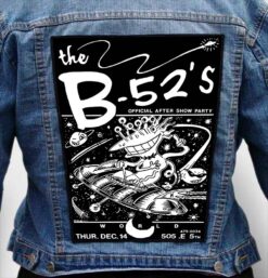 B52S 23 - Photo Quality Printed Back Patch