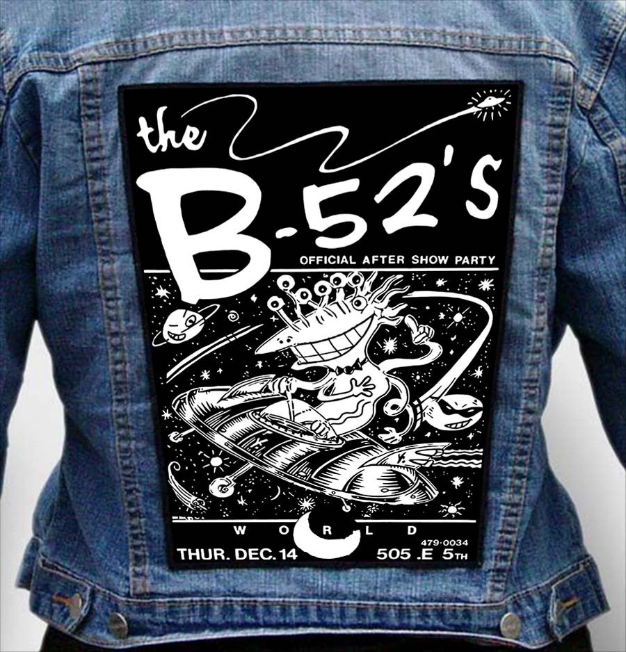 B52S 23 - Photo Quality Printed Back Patch