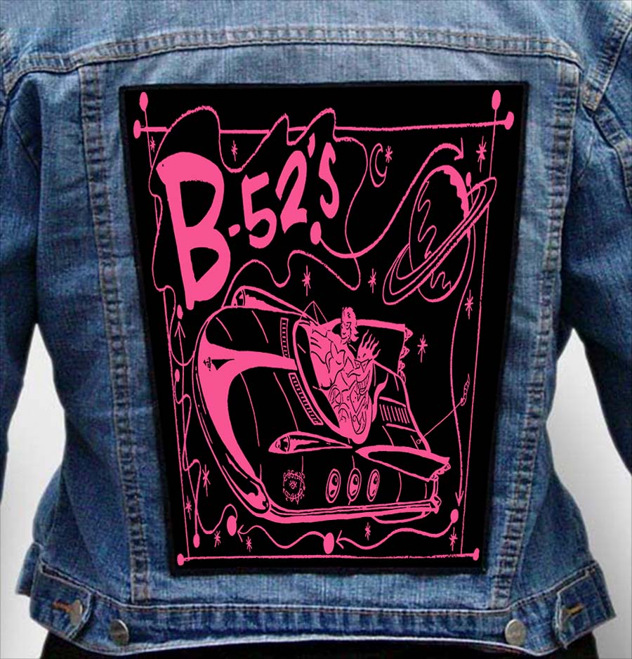 B52S 4 - Photo Quality Printed Back Patch