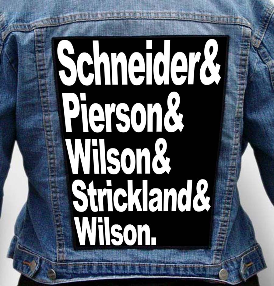 B52S 6 - Photo Quality Printed Back Patch